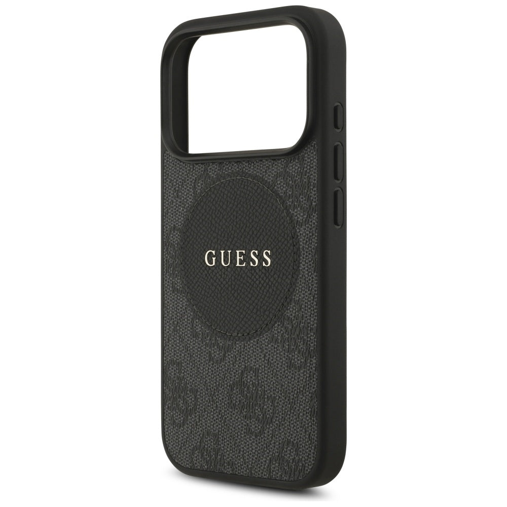 Guess 4G Circle Classic Logo MagSafe case for iPhone 17 Pro - black_5