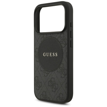 Guess 4G Circle Classic Logo MagSafe case for iPhone 17 Pro - black_5
