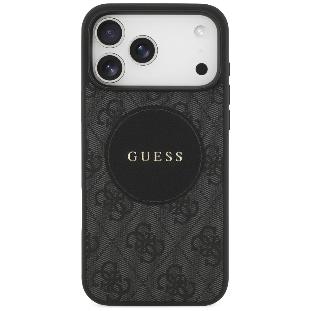 Guess 4G Circle Classic Logo MagSafe case for iPhone 17 Pro Max - black_2