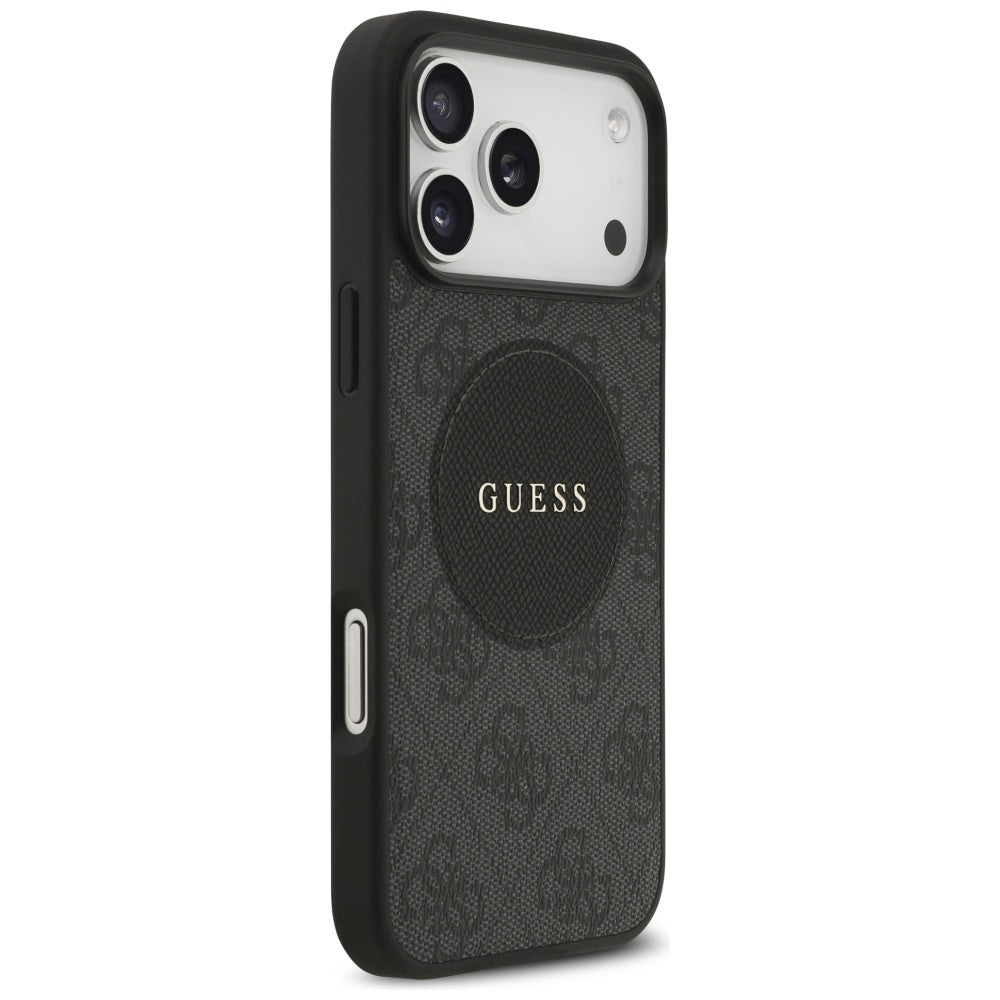 Guess 4G Circle Classic Logo MagSafe case for iPhone 17 Pro Max - black_3