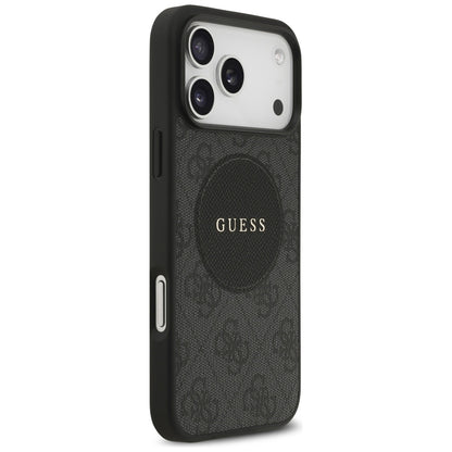 Guess 4G Circle Classic Logo MagSafe case for iPhone 17 Pro Max - black_3