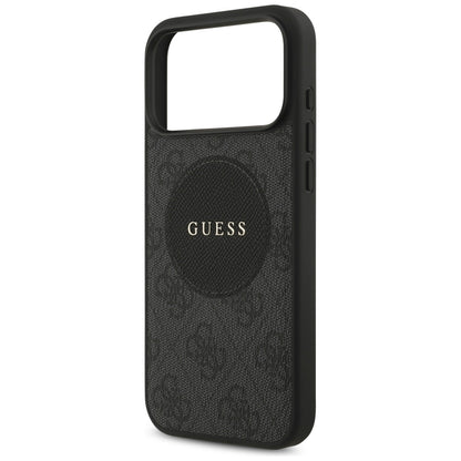 Guess 4G Circle Classic Logo MagSafe case for iPhone 17 Pro Max - black_5
