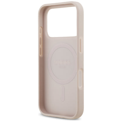 Guess 4G Circle Classic Logo MagSafe Case for iPhone 17 Pro - Pink_6
