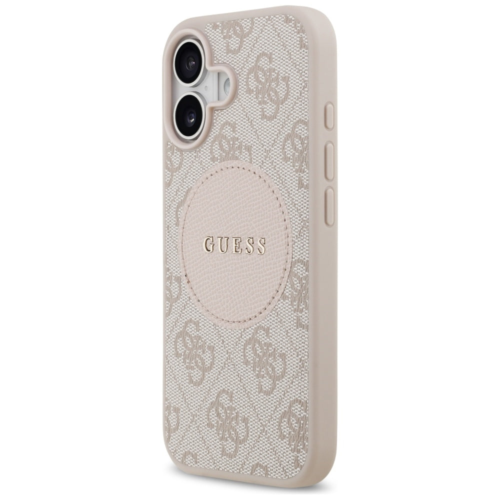 Guess 4G Circle Classic Logo MagSafe Case for iPhone 17 - Pink_1