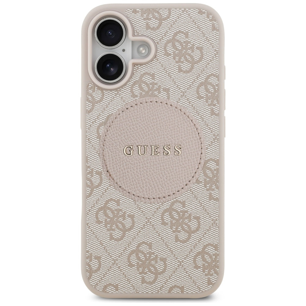 Guess 4G Circle Classic Logo MagSafe Case for iPhone 17 - Pink_2