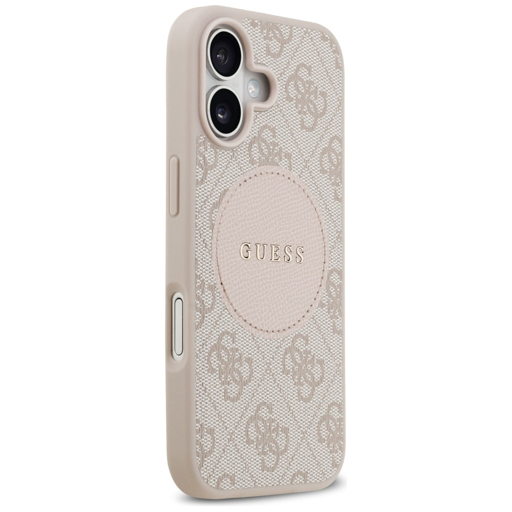 Guess 4G Circle Classic Logo MagSafe Case for iPhone 17 - Pink_3