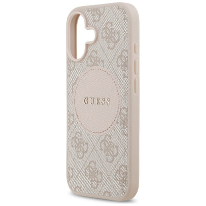 Guess 4G Circle Classic Logo MagSafe Case for iPhone 17 - Pink_5