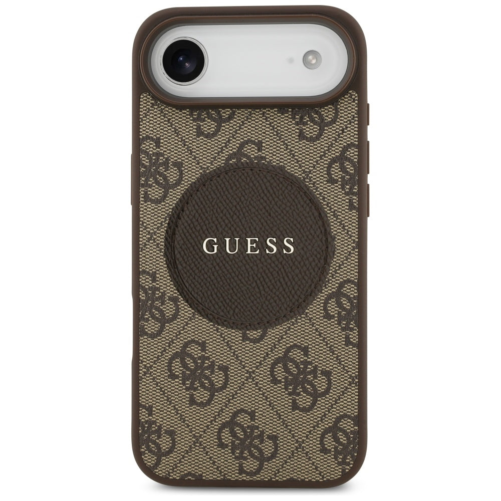 Guess 4G Circle Classic Logo MagSafe case for iPhone Air - brown_2