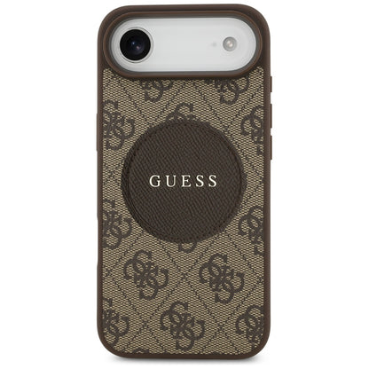 Guess 4G Circle Classic Logo MagSafe case for iPhone Air - brown_2