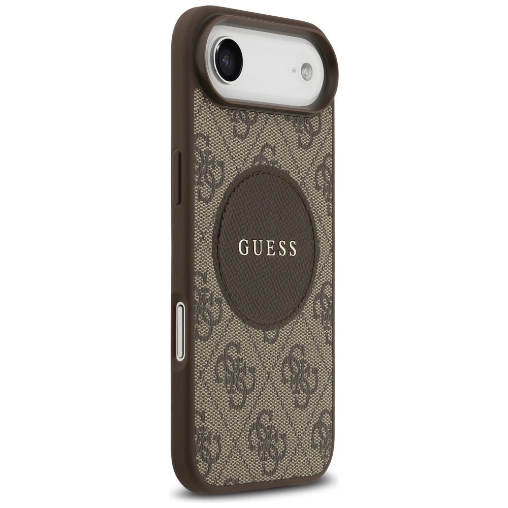Guess 4G Circle Classic Logo MagSafe case for iPhone Air - brown_3