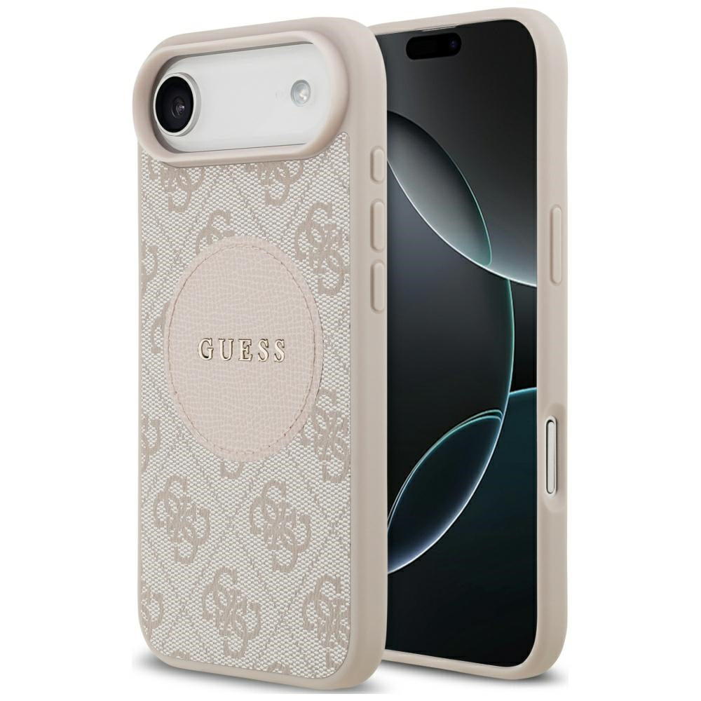 Guess 4G Circle Classic Logo MagSafe case for iPhone Air - pink_0