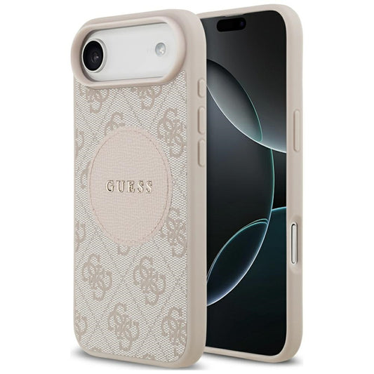 Guess 4G Circle Classic Logo MagSafe case for iPhone Air - pink_0