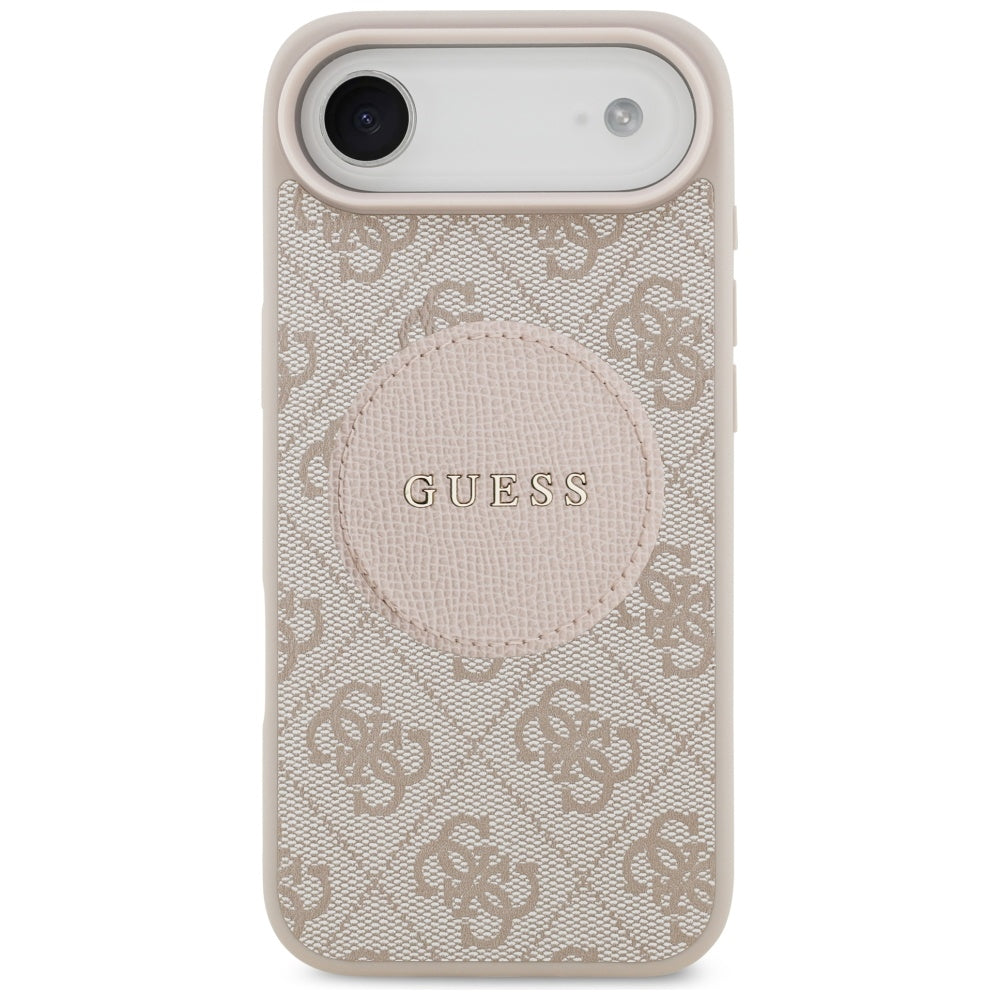Guess 4G Circle Classic Logo MagSafe case for iPhone Air - pink_2
