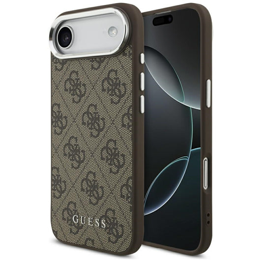 Guess 4G Classic Logo MagSafe Case for iPhone Air - Brown_0