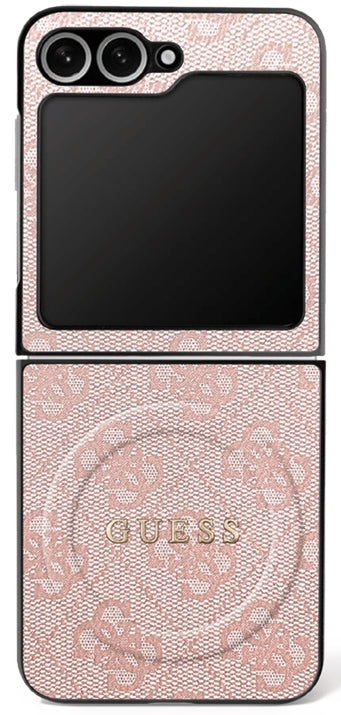 Guess 4G Classic MagSafe Case for Samsung Galaxy Z Flip 7 - Pink_0