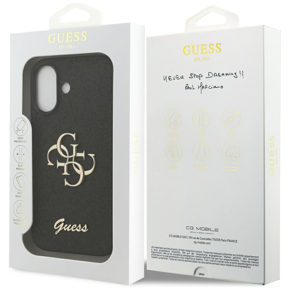 Guess 4G Strap 4G Classic Logo Case for iPhone 17 - Black_7