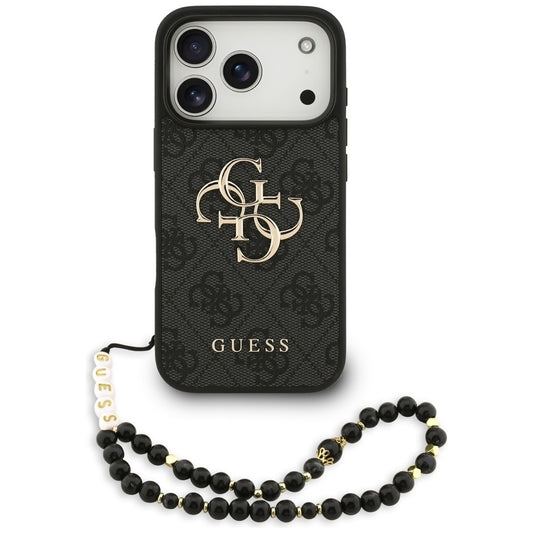 Guess 4G Strap 4G Classic Logo Case for iPhone 17 Pro - Black_0