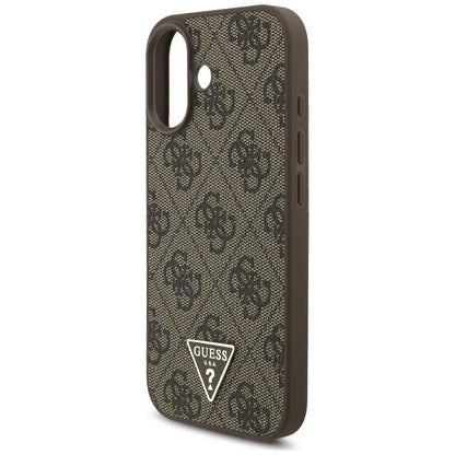 Guess 4G Strap Triangle Logo MagSafe case for iPhone 17 - brown_5