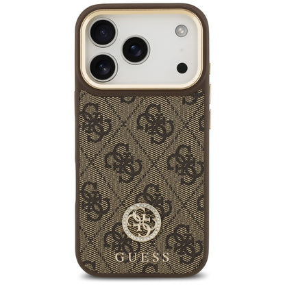 Guess 4G Strass Logo MagSafe case for iPhone 17 Pro - brown_2