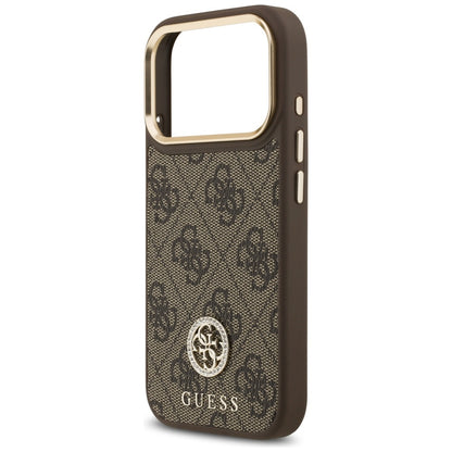Guess 4G Strass Logo MagSafe case for iPhone 17 Pro - brown_5