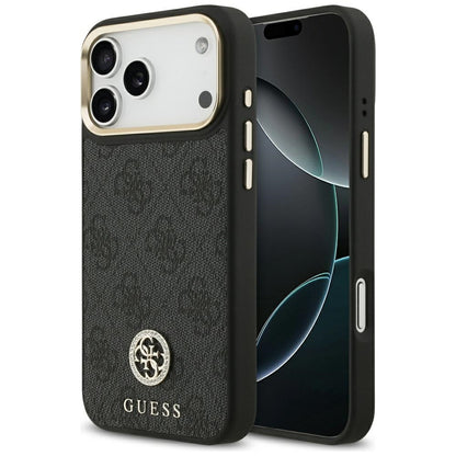 Guess 4G Strass Logo MagSafe Case for iPhone 17 Pro Max - Black_0