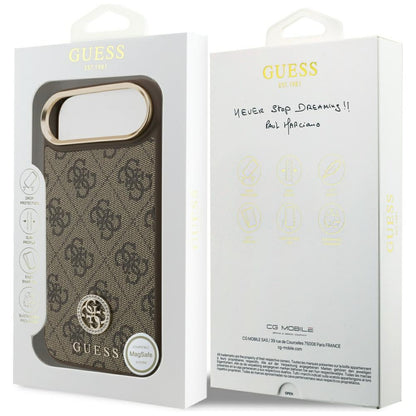 Guess 4G Strass Logo MagSafe Case for iPhone Air - Brown_7