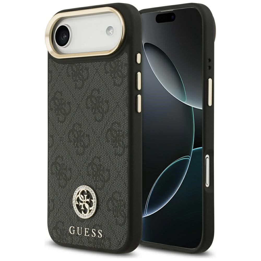 Guess 4G Strass Logo MagSafe case for iPhone Air - black_0