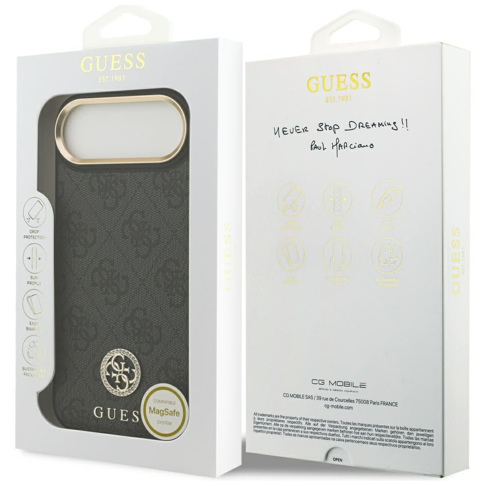 Guess 4G Strass Logo MagSafe case for iPhone Air - black_7
