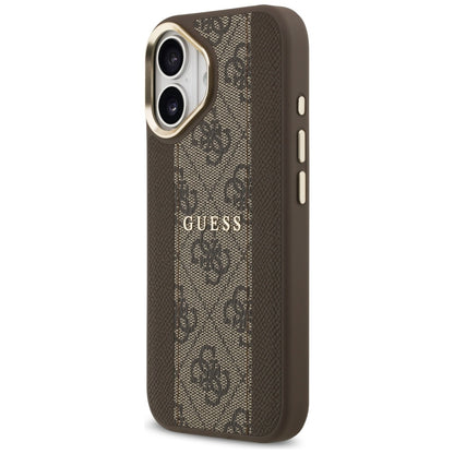 Guess 4G Stripe MagSafe case for iPhone 17 - brown_1