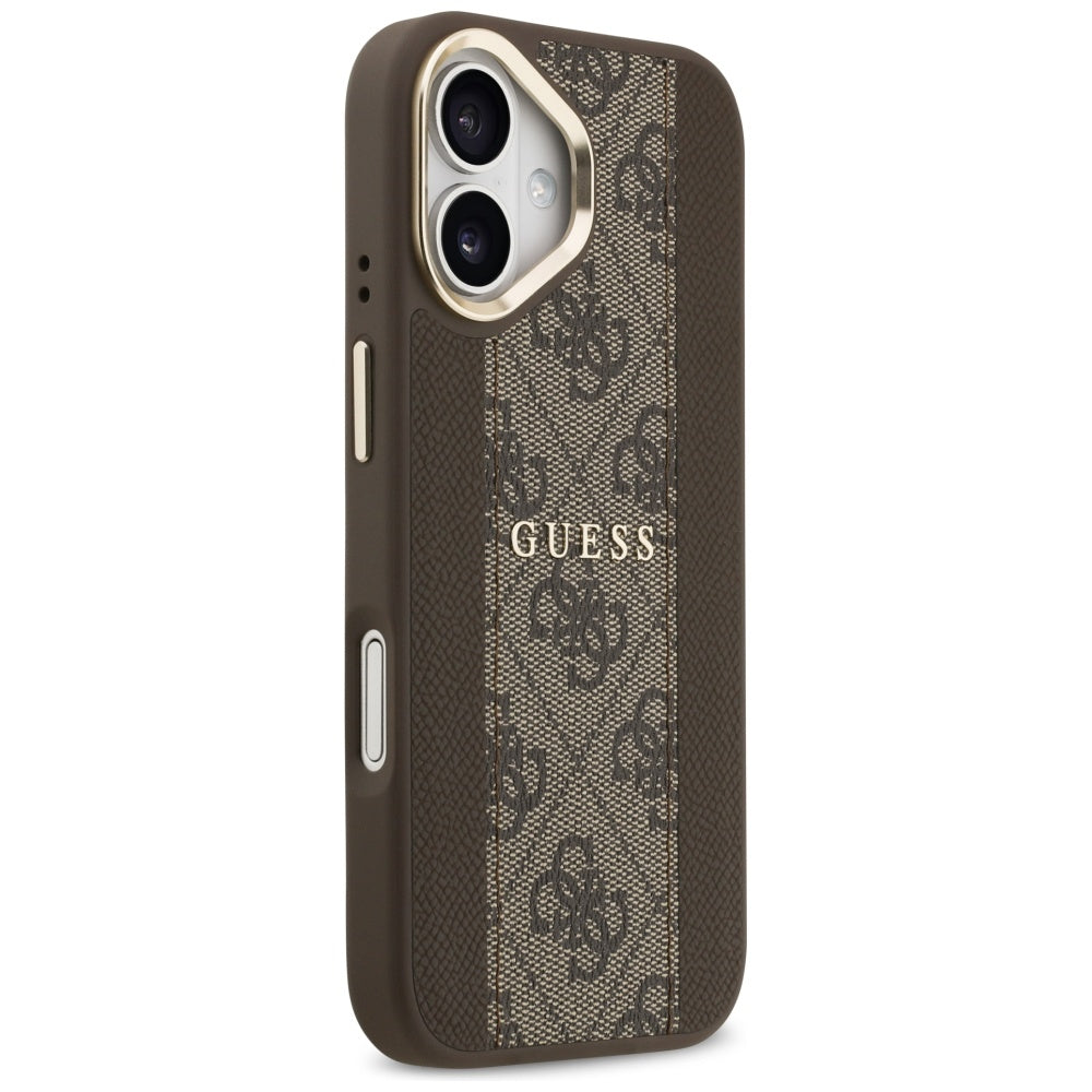 Guess 4G Stripe MagSafe case for iPhone 17 - brown_3