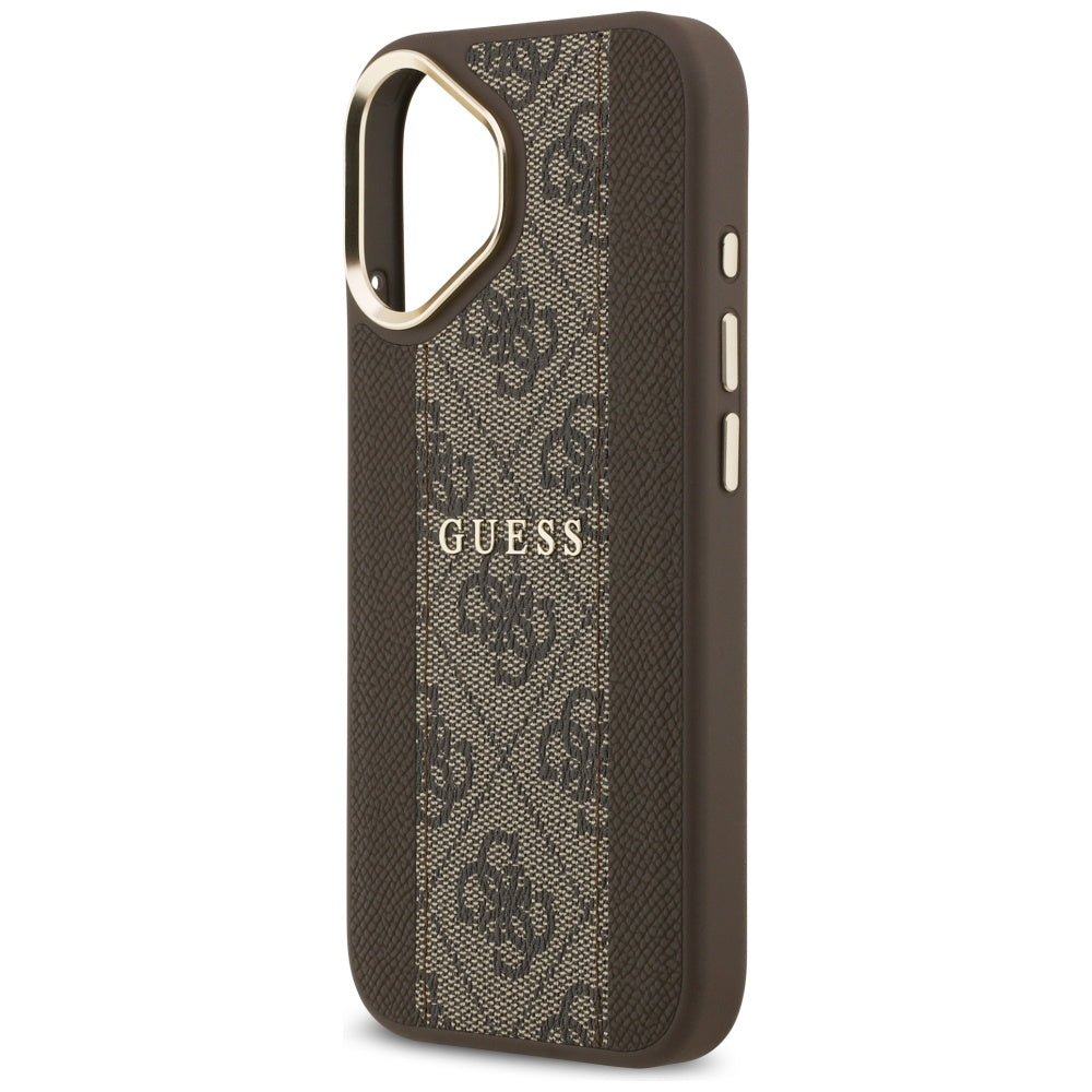 Guess 4G Stripe MagSafe case for iPhone 17 - brown_5