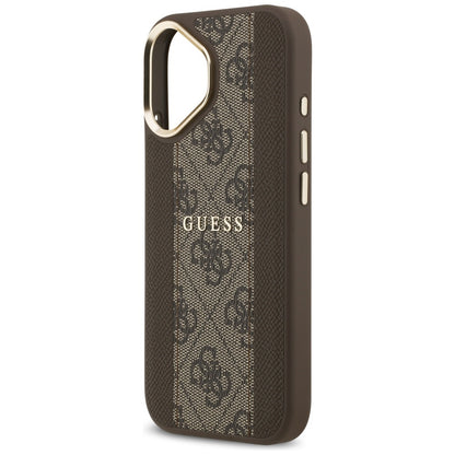 Guess 4G Stripe MagSafe case for iPhone 17 - brown_5