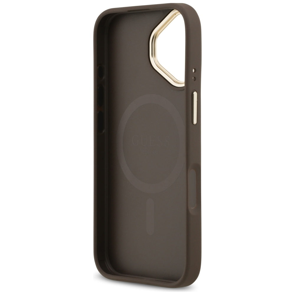 Guess 4G Stripe MagSafe case for iPhone 17 - brown_6