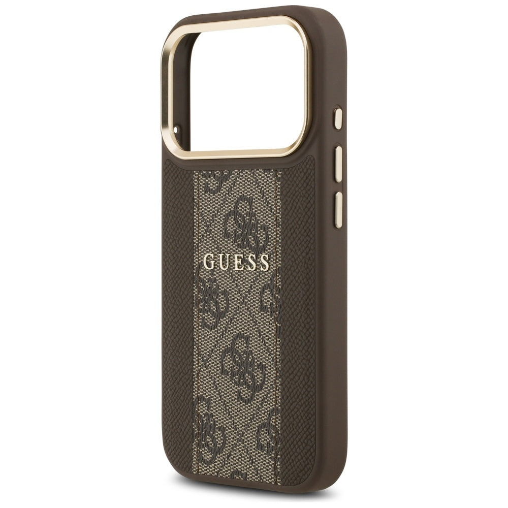 Guess 4G Stripe MagSafe case for iPhone 17 Pro - brown_5