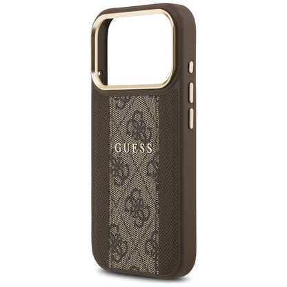 Guess 4G Stripe MagSafe case for iPhone 17 Pro - brown_5