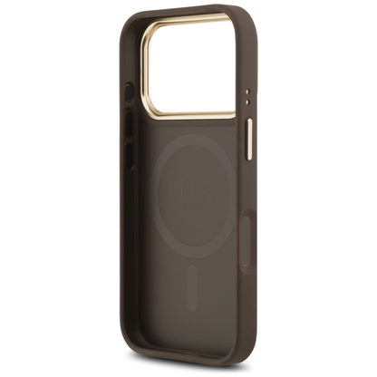 Guess 4G Stripe MagSafe case for iPhone 17 Pro - brown_6