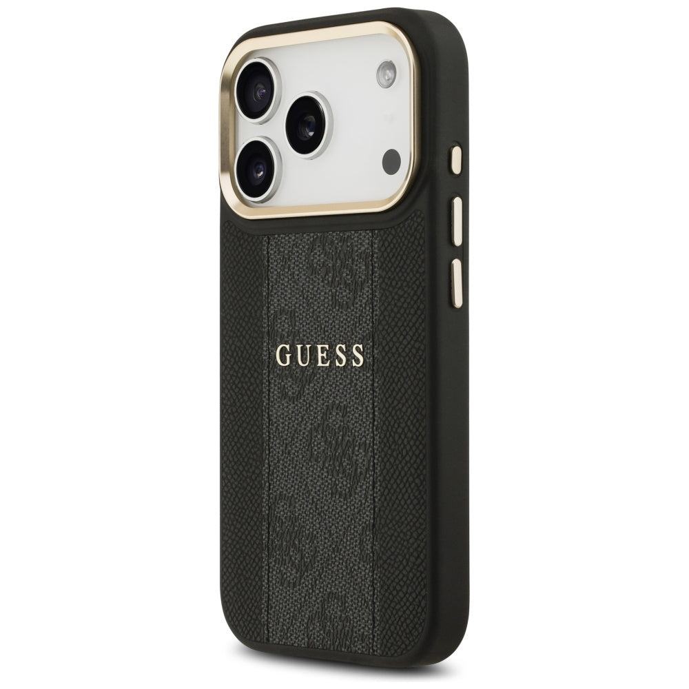 Guess 4G Stripe MagSafe case for iPhone 17 Pro - black_1