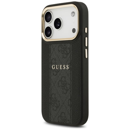Guess 4G Stripe MagSafe case for iPhone 17 Pro - black_1