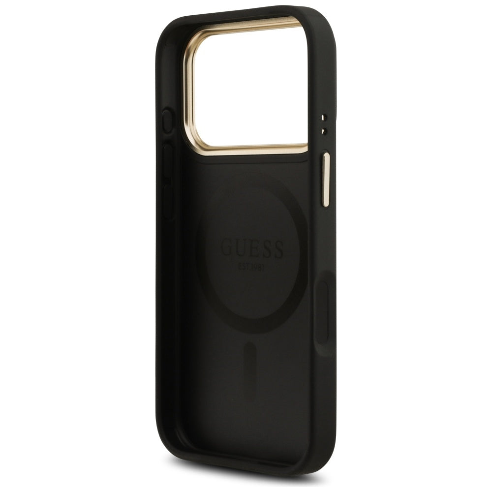 Guess 4G Stripe MagSafe case for iPhone 17 Pro - black_6