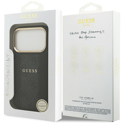 Guess 4G Stripe MagSafe case for iPhone 17 Pro - black_7