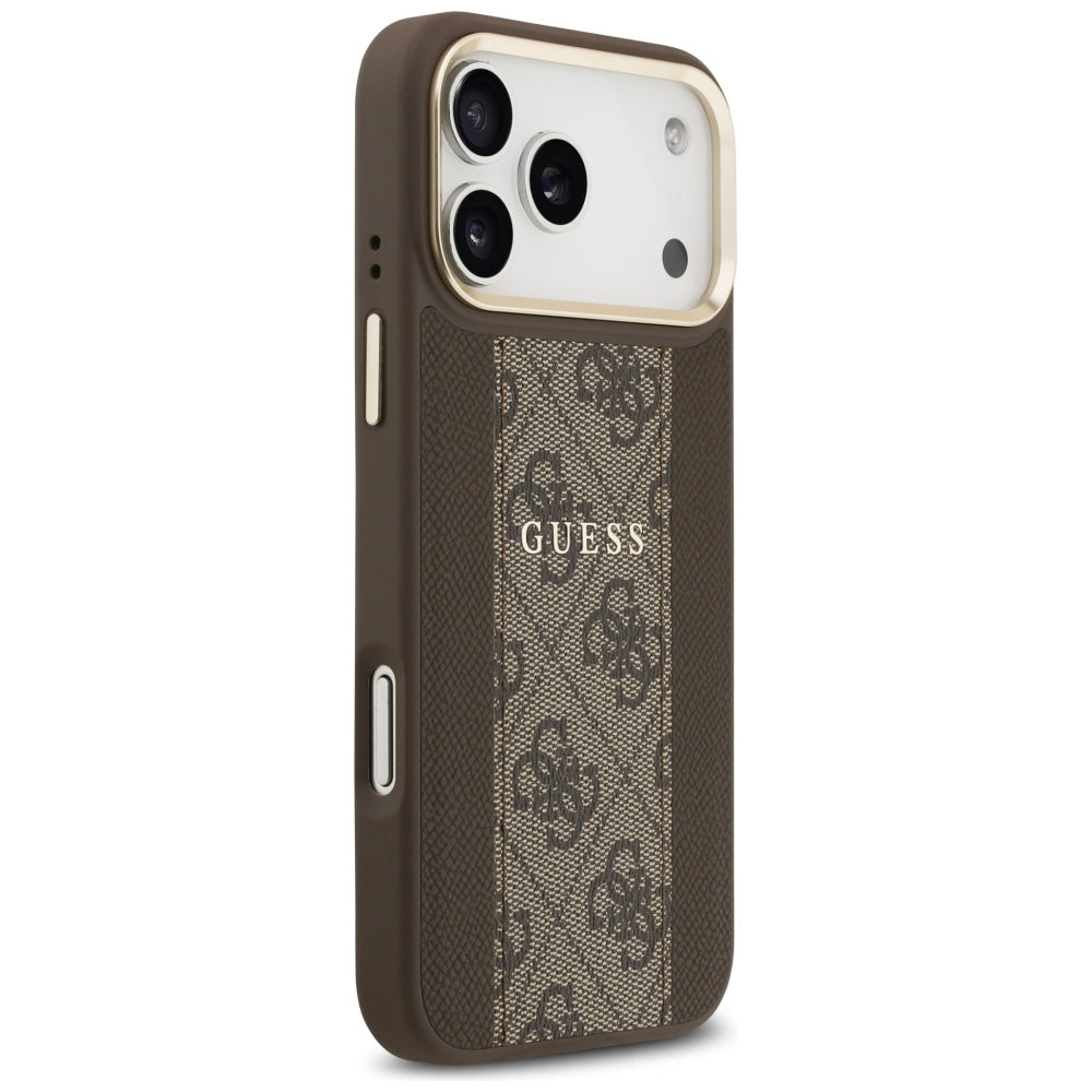 Guess 4G Stripe MagSafe case for iPhone 17 Pro Max - brown_3