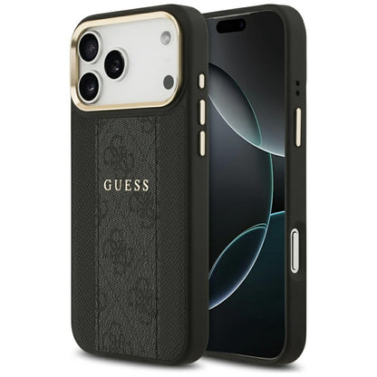 Guess 4G Stripe MagSafe case for iPhone 17 Pro Max - black_0