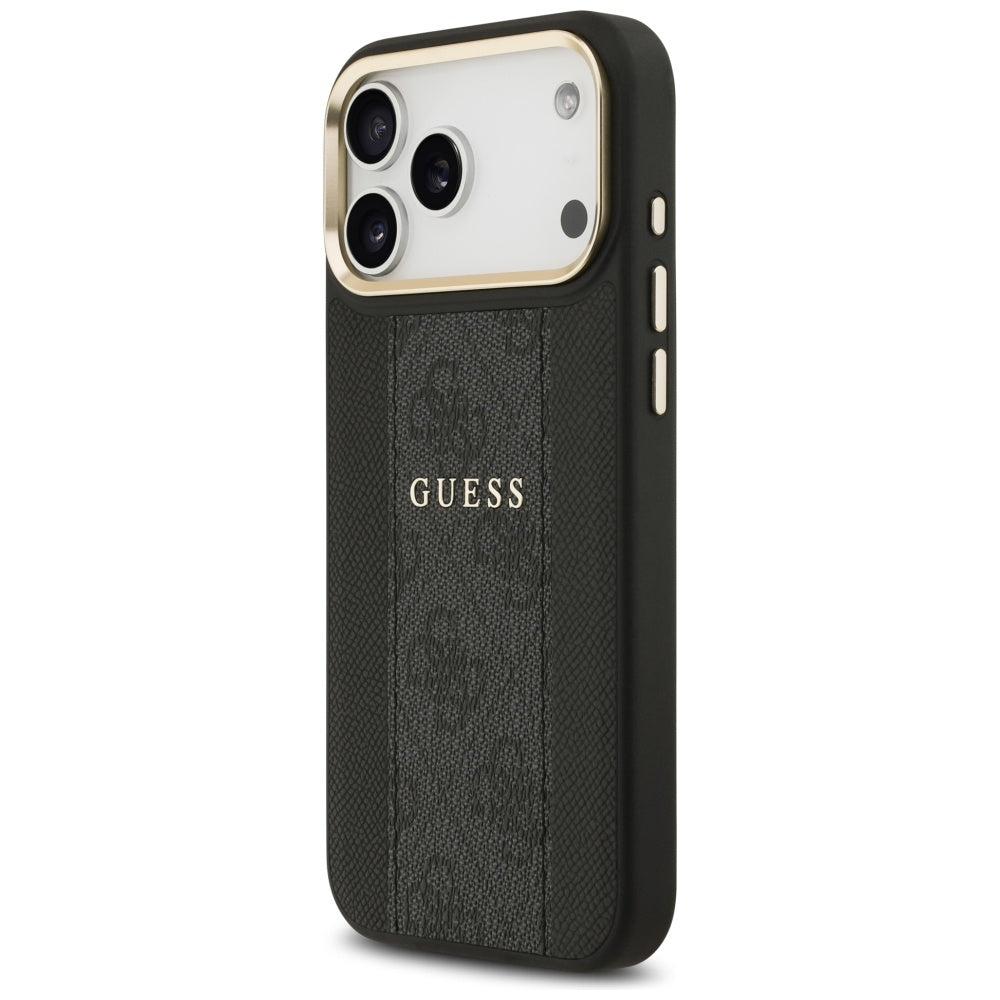 Guess 4G Stripe MagSafe case for iPhone 17 Pro Max - black_1