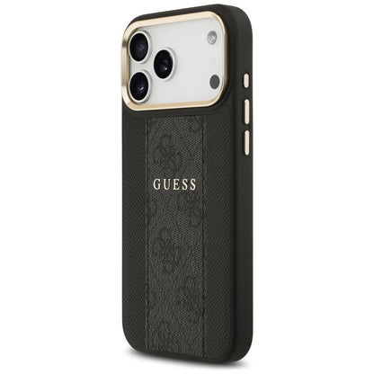 Guess 4G Stripe MagSafe case for iPhone 17 Pro Max - black_1