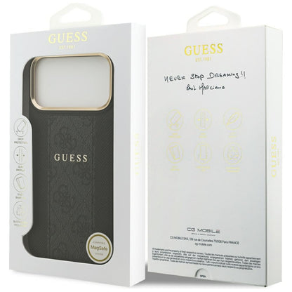 Guess 4G Stripe MagSafe case for iPhone 17 Pro Max - black_7