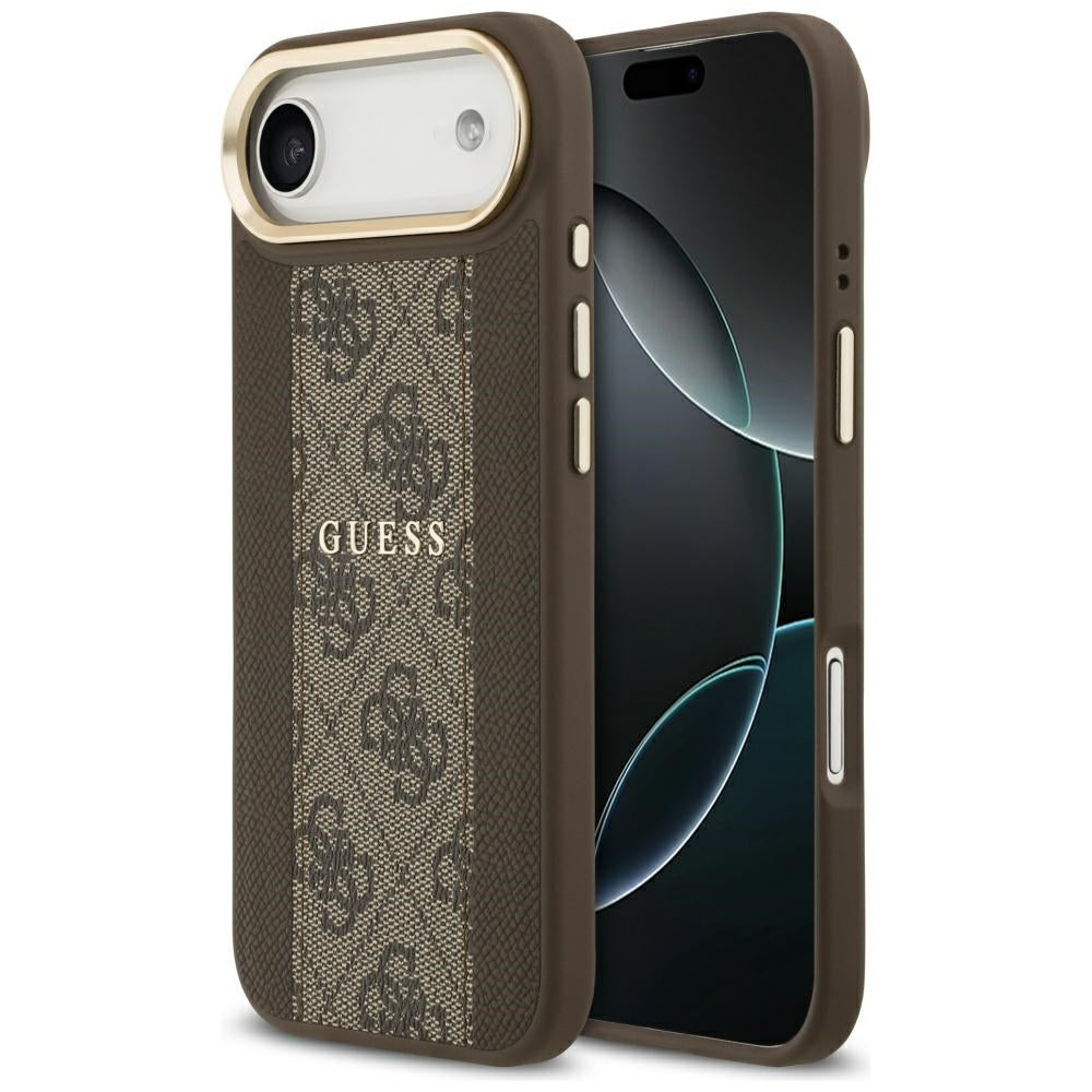 Guess 4G Stripe MagSafe case for iPhone Air - brown_0