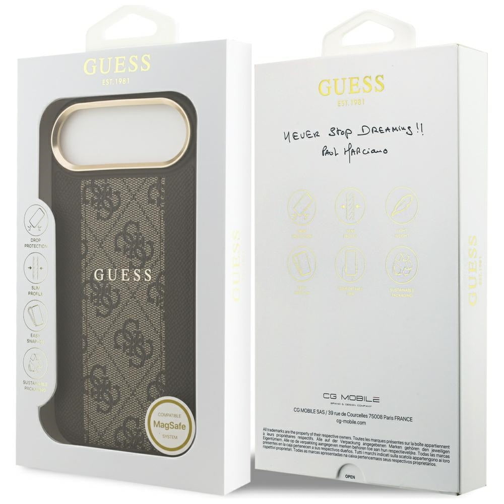 Guess 4G Stripe MagSafe case for iPhone Air - brown_7
