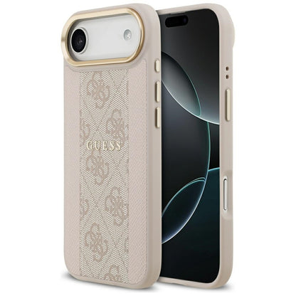 Guess 4G Stripe MagSafe Case for iPhone Air - Pink_0