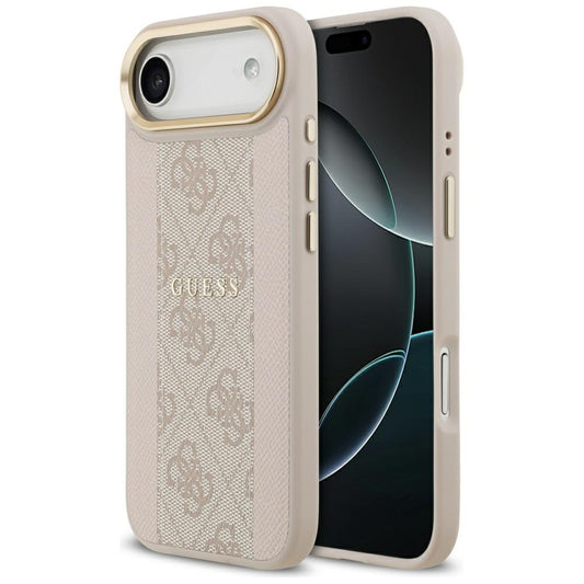 Guess 4G Stripe MagSafe Case for iPhone Air - Pink_0