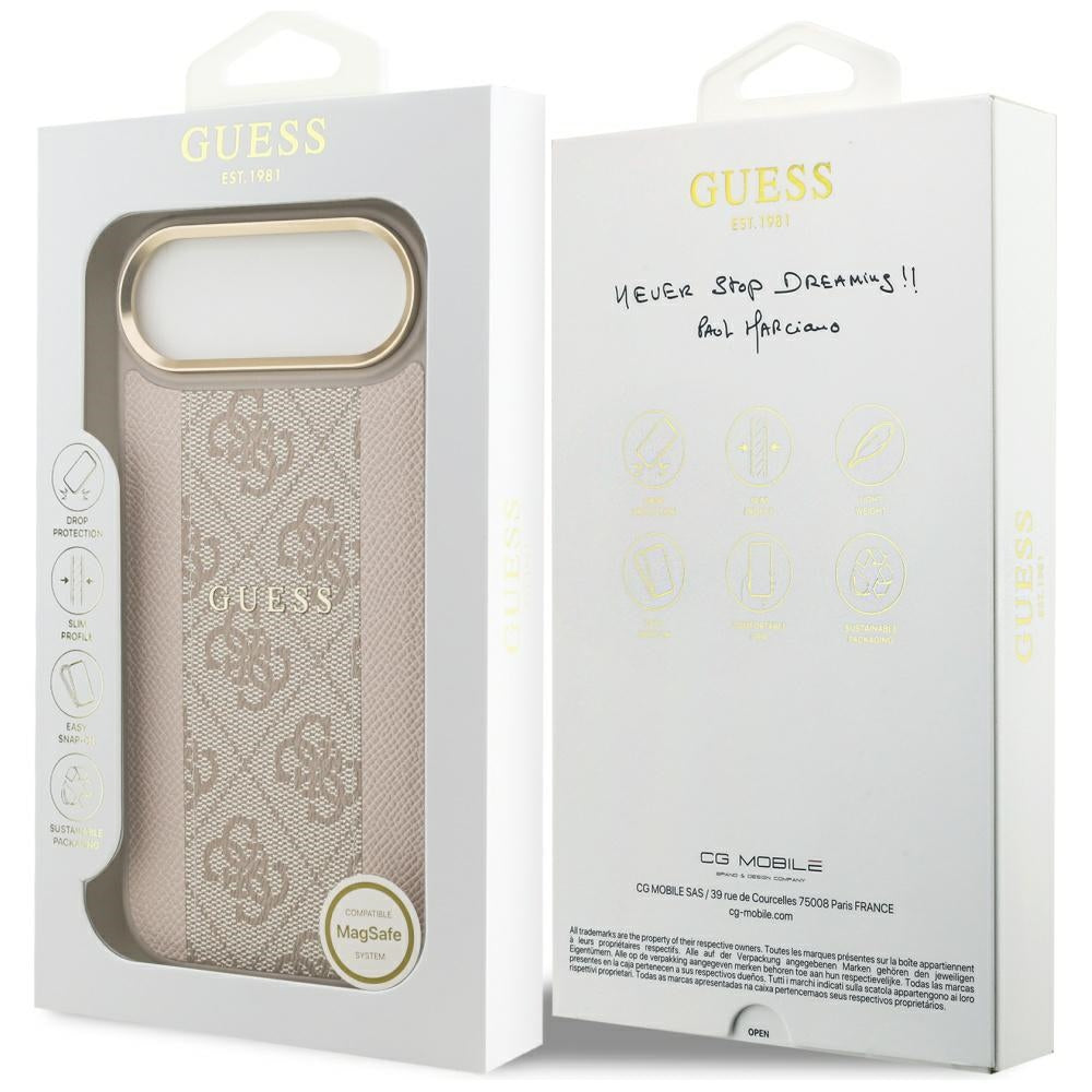 Guess 4G Stripe MagSafe Case for iPhone Air - Pink_7